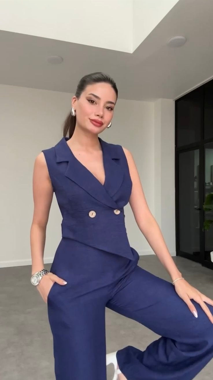 Asymmetrical Cut Jumpsuit